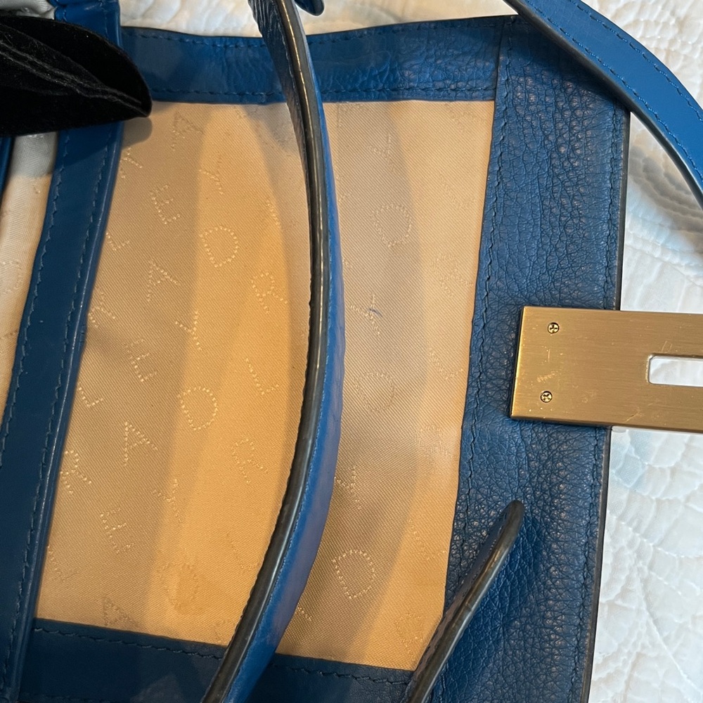 RADLEY LONDON Blue Croc-Embossed Crossbody Bag - Picture 10 of 10
